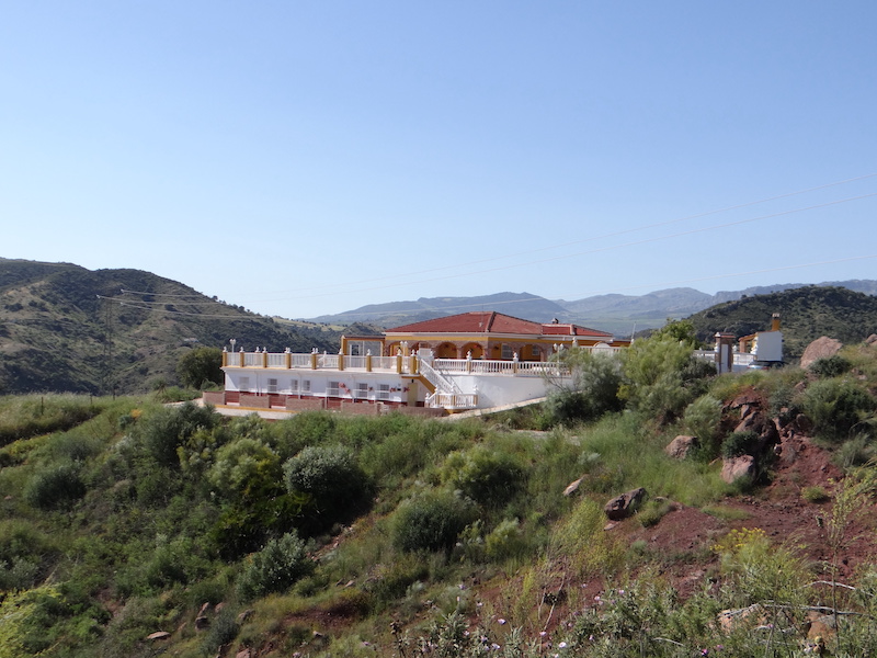 De rustig gelegen B&B Casa Sarandy in de bergen van Málaga