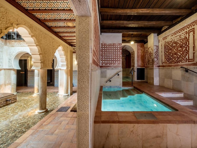 Eeuwenoude Spa in Mudejar stijl in Castilla Termal hotel van Olmedo