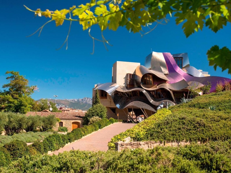 Designhotel Marqués de Riscal in wijngebied La Rioja