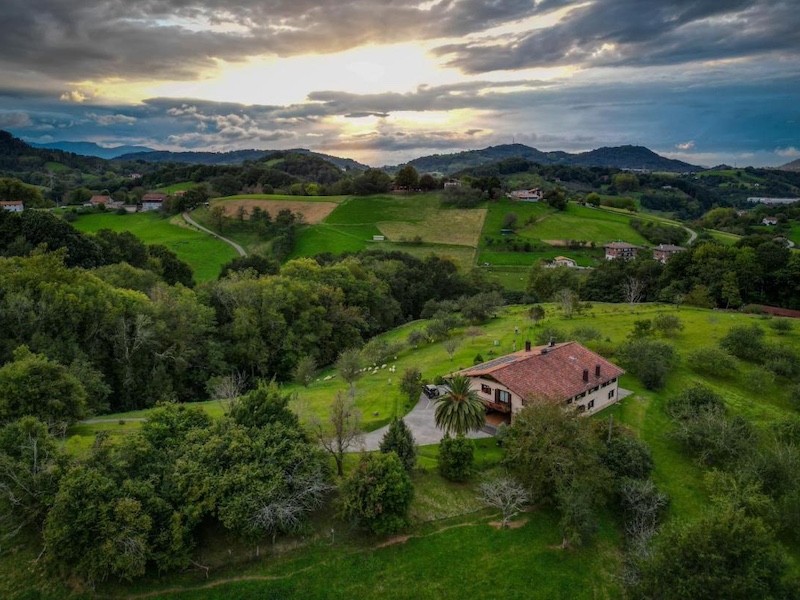 Agriturismo Erretegi Haundi bij San Sebastian (Baskenland)