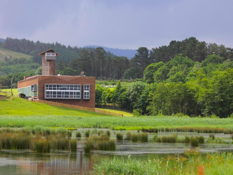 Urdaibai Bird Center in biosfeerreservaat Urdaibai (Baskenland)