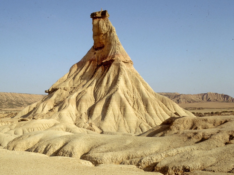 Cabezo de Castildetierra in halfwoestijn Bardenas Reales