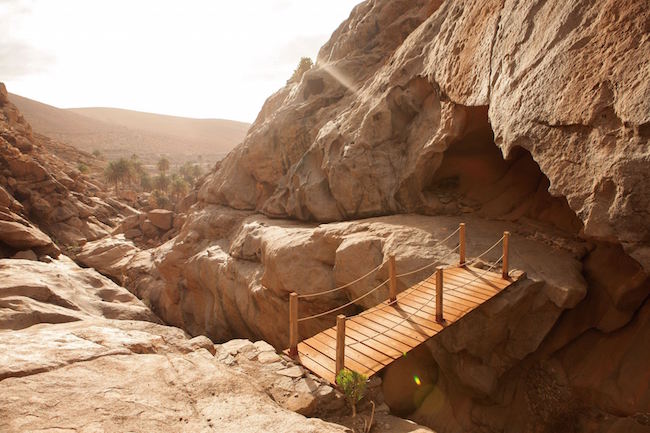 De Valle de Ortega vallei bij Betancuria op het Spaanse eiland Fuerteventura