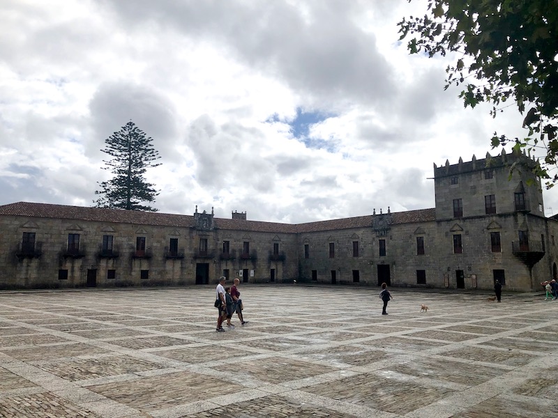 Ferfiñáns paleis in Cambados (Galicië, Noord-Spanje)