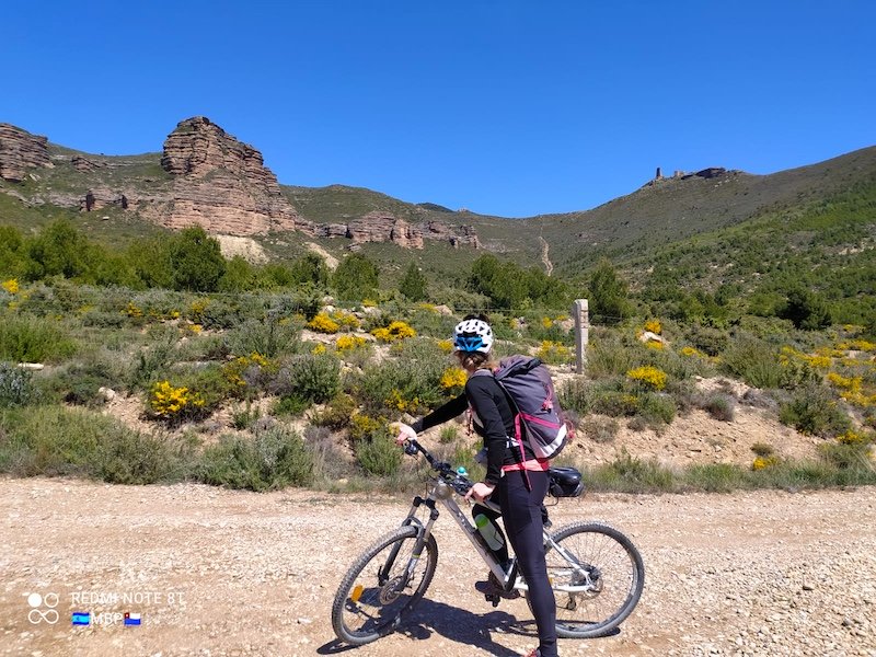 Fietsen in de omgeving van de Mallos de Riglos