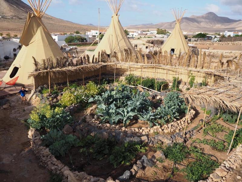 Glamping Teepee in Tindaya, op Canarisch eiland Fuerteventura