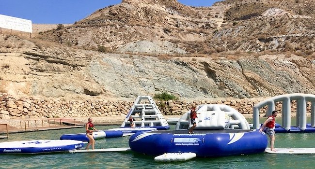 Watersportpark Lunar Cable Park in Almería (Zuid Spanje)