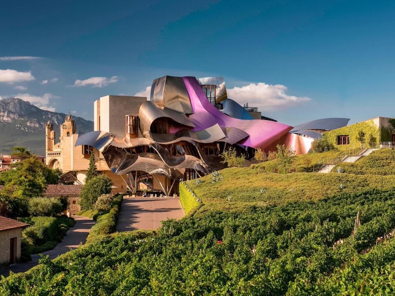 Wijnhuis én hotel Marqués de Riscal in La Rioja