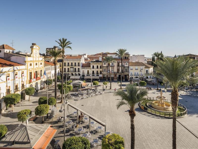 De Plaza de España in Mérida (Spanje)